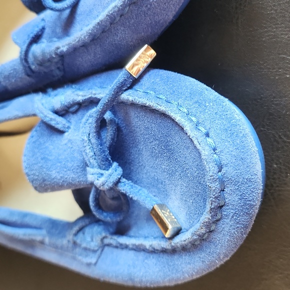 Michael Kors flats blue navy leather size 6.5 - Picture 9 of 17